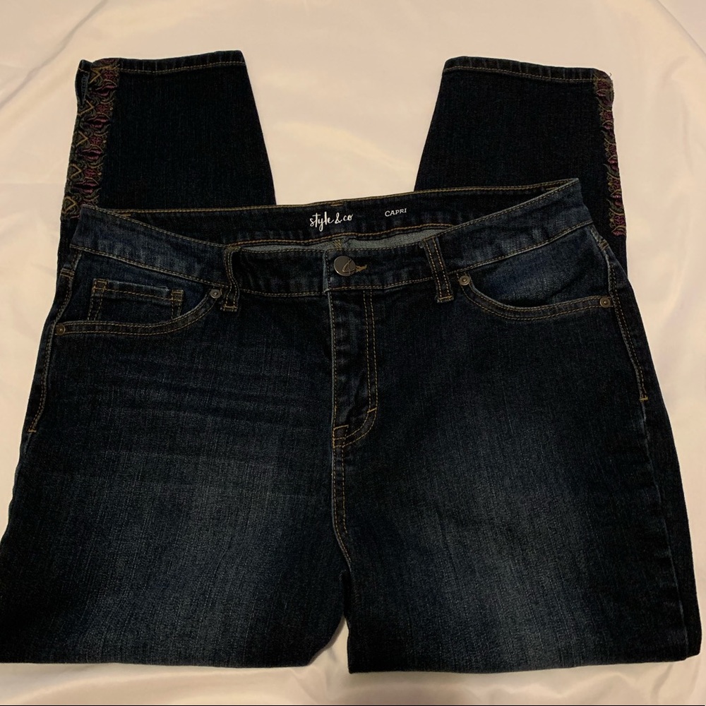 Style & Co Denim Capri